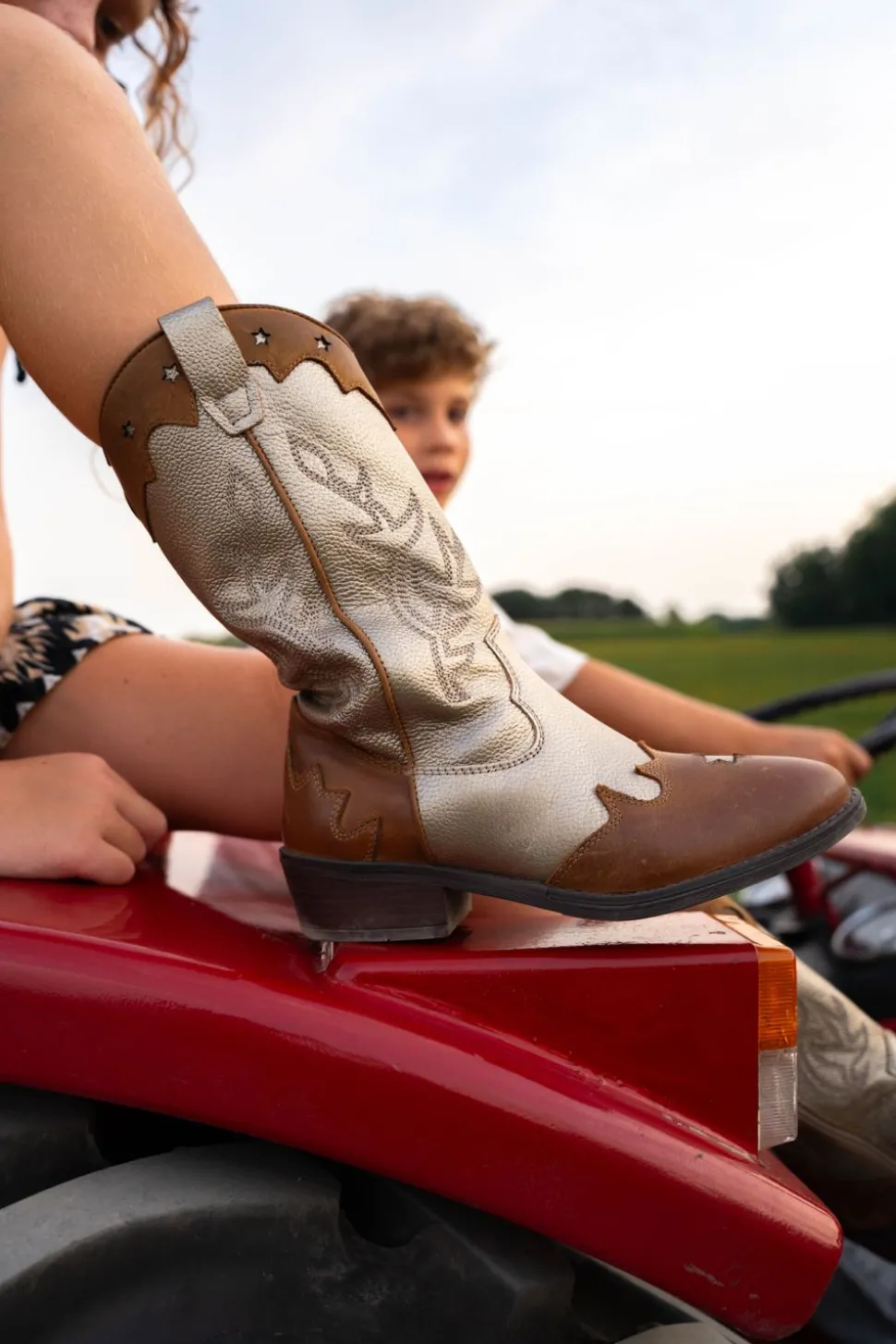 LOFF 1881 Westernboots Goud Meisjes