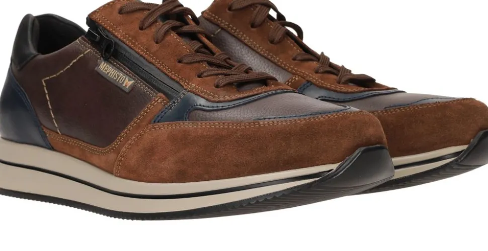 Mephisto Gilford Sneakers Bruin Heren