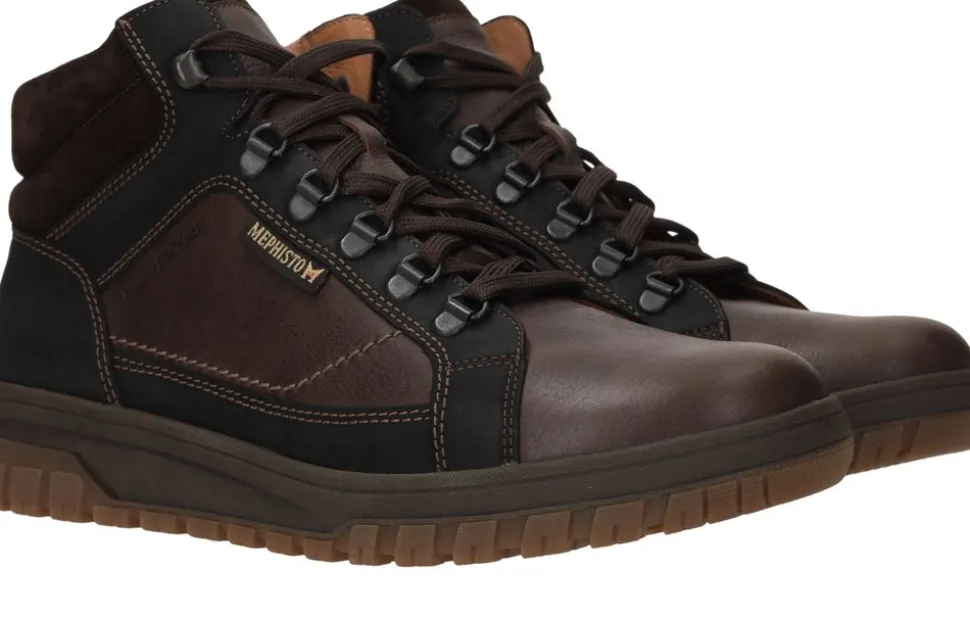 Mephisto Pitt Veterschoenen Bruin Heren