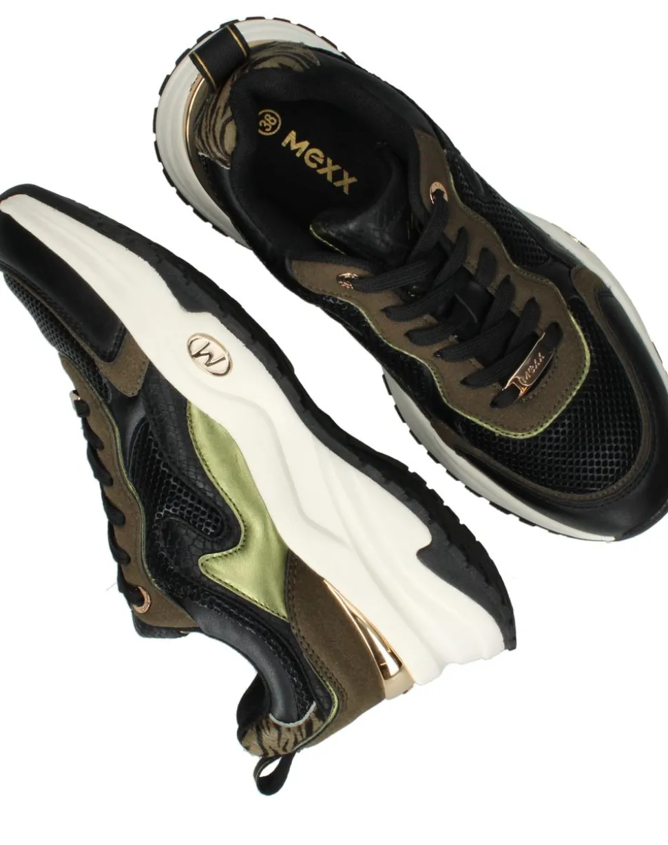 Mexx Palma Ora Sneakers Zwart Dames