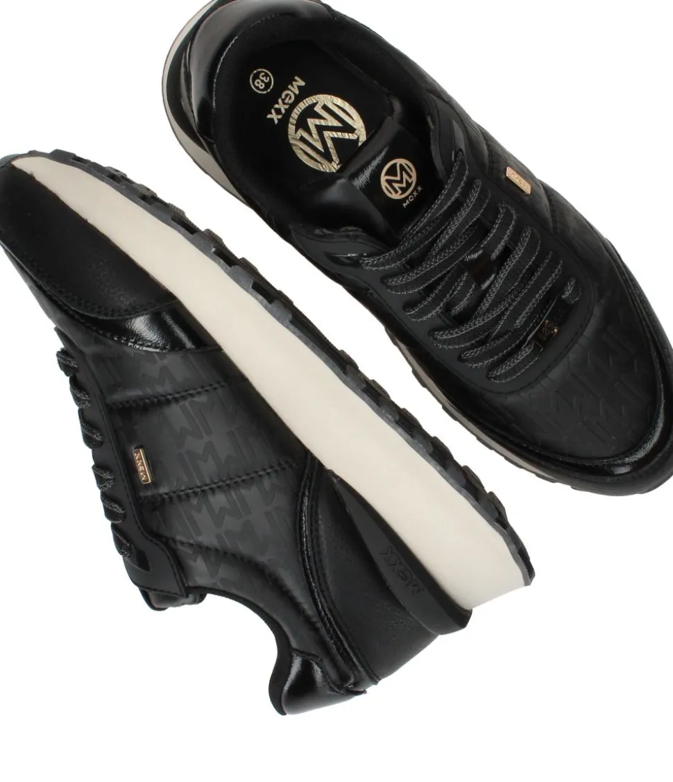 Mexx Phoenix Humper Sneakers Zwart Dames