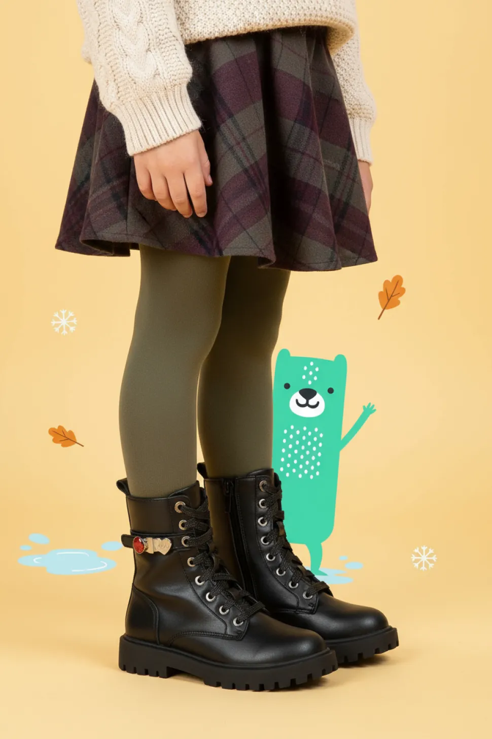 Mexx Veterboots Zwart Meisjes