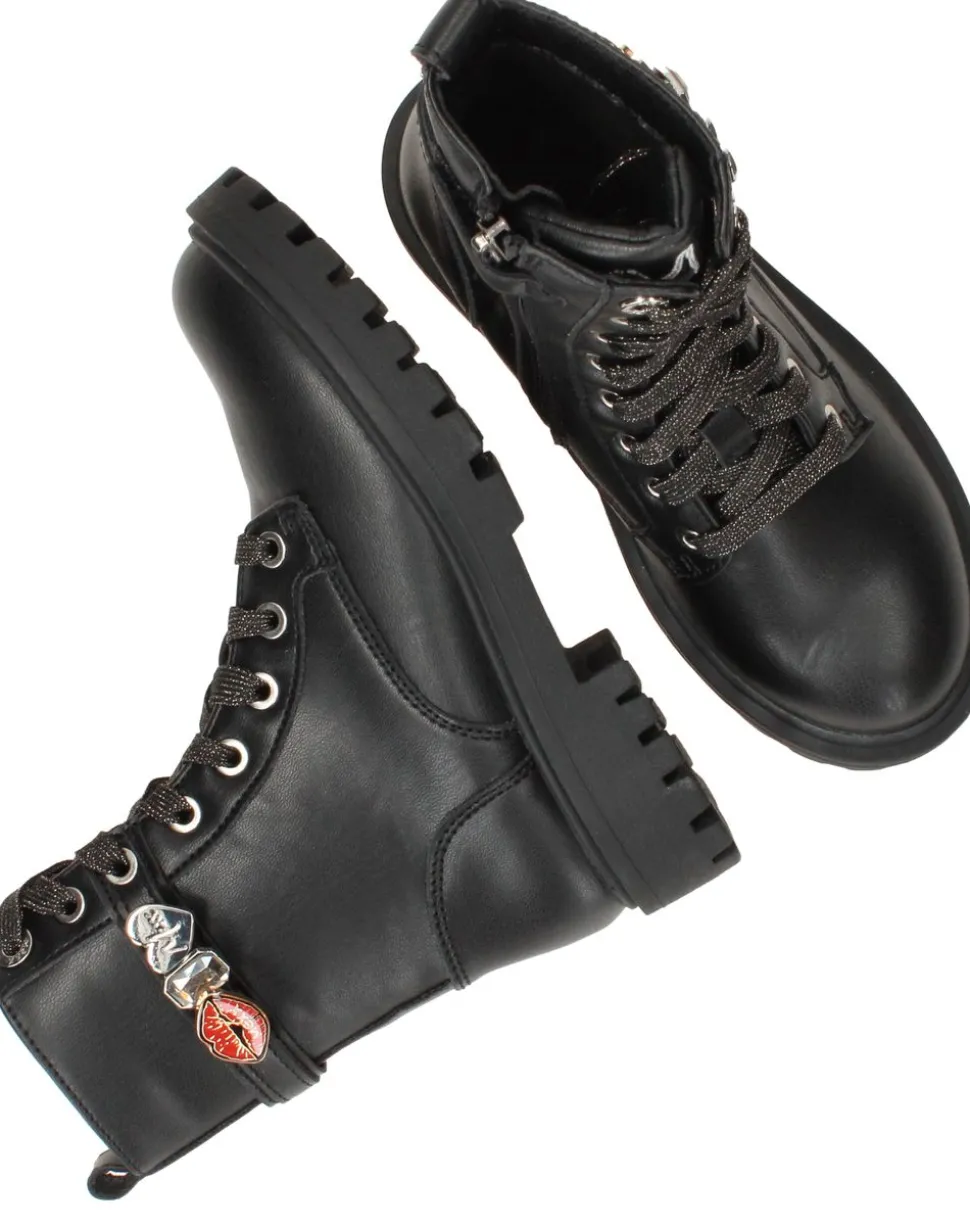 Mexx Veterboots Zwart Meisjes