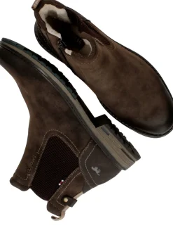 Mustang Chelseaboots Bruin Heren