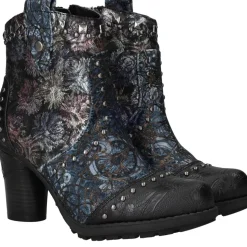 Mustang Enkellaarsjes Blauw Dames