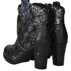 Mustang Enkellaarsjes Blauw Dames