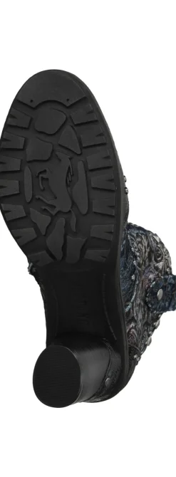 Mustang Enkellaarsjes Blauw Dames