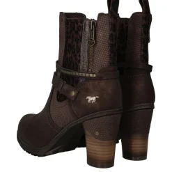 Mustang Enkellaarsjes Bruin Dames