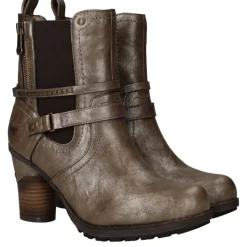 Mustang Enkellaarsjes Goud Dames