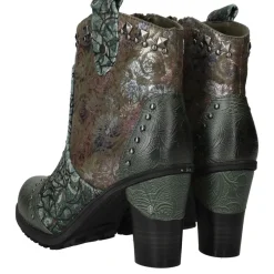 Mustang Enkellaarsjes Groen Dames