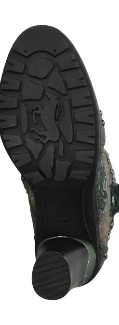 Mustang Enkellaarsjes Groen Dames