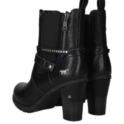 Mustang Enkellaarsjes Zwart Dames