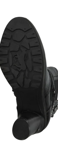 Mustang Enkellaarsjes Zwart Dames