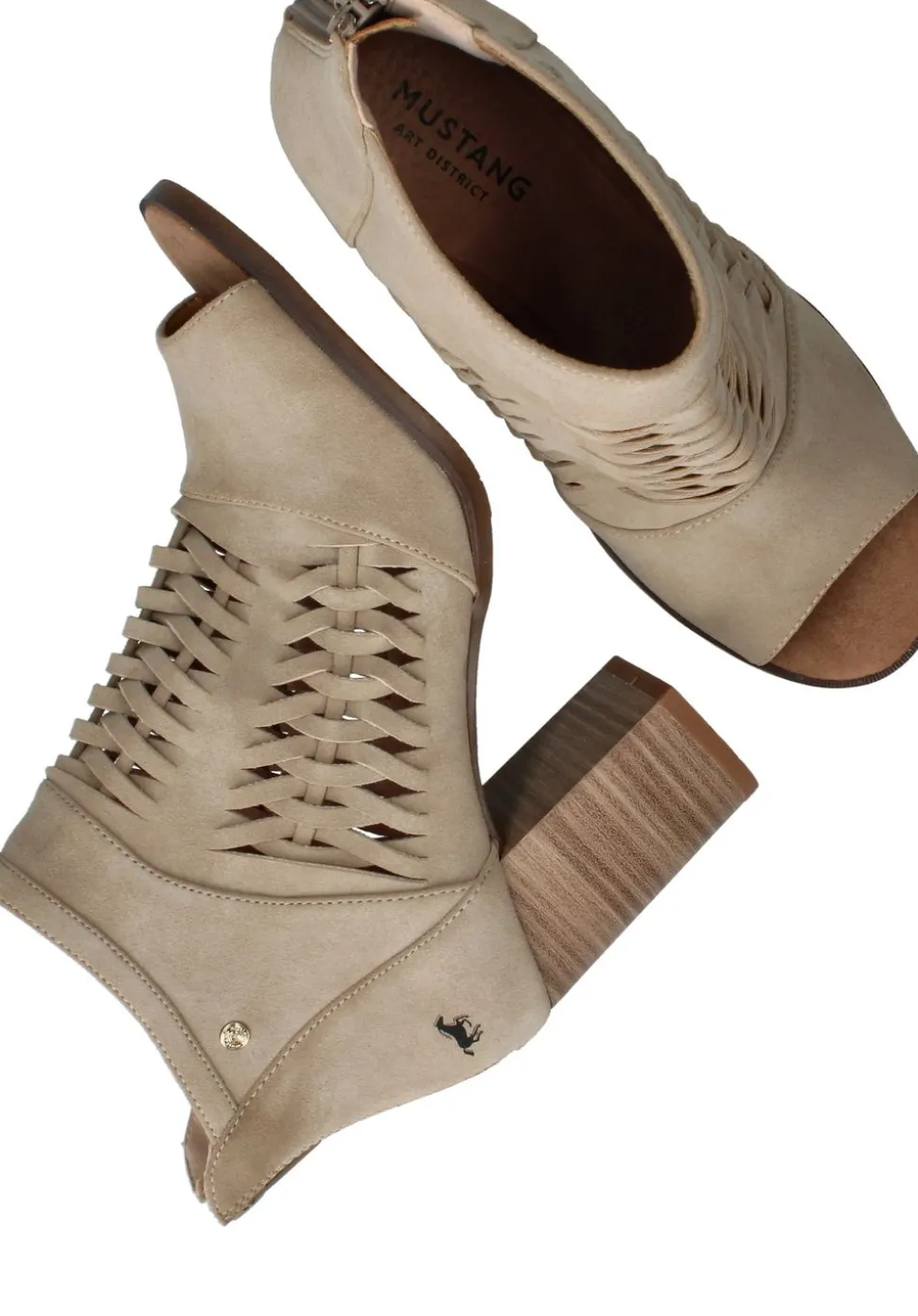 Mustang Sandalettes Beige Dames