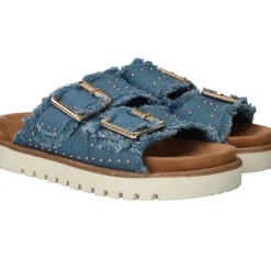 Mustang Slippers Blauw Dames