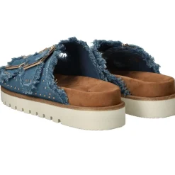 Mustang Slippers Blauw Dames
