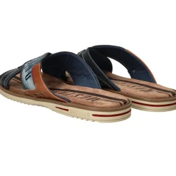 Mustang Slippers Blauw Heren