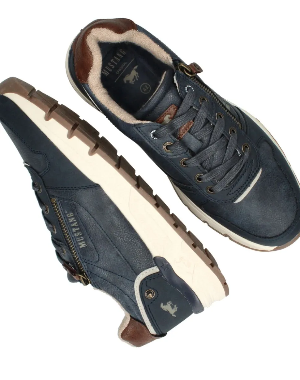 Mustang Sneakers Blauw Heren