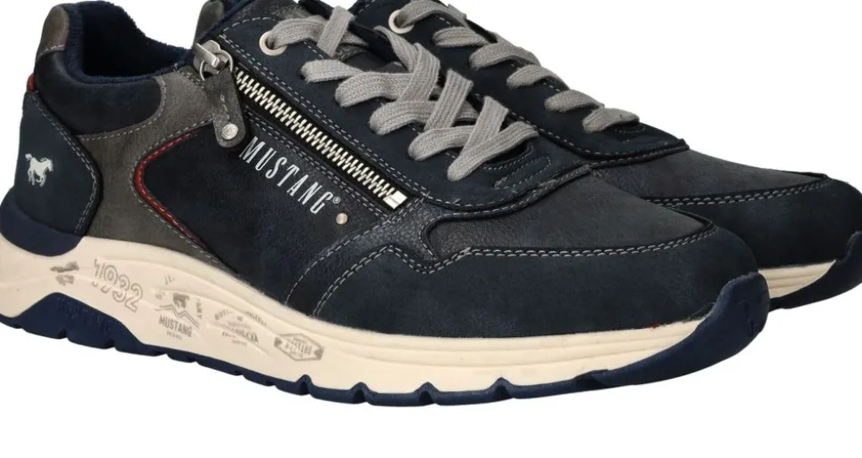 Mustang Sneakers Blauw Heren