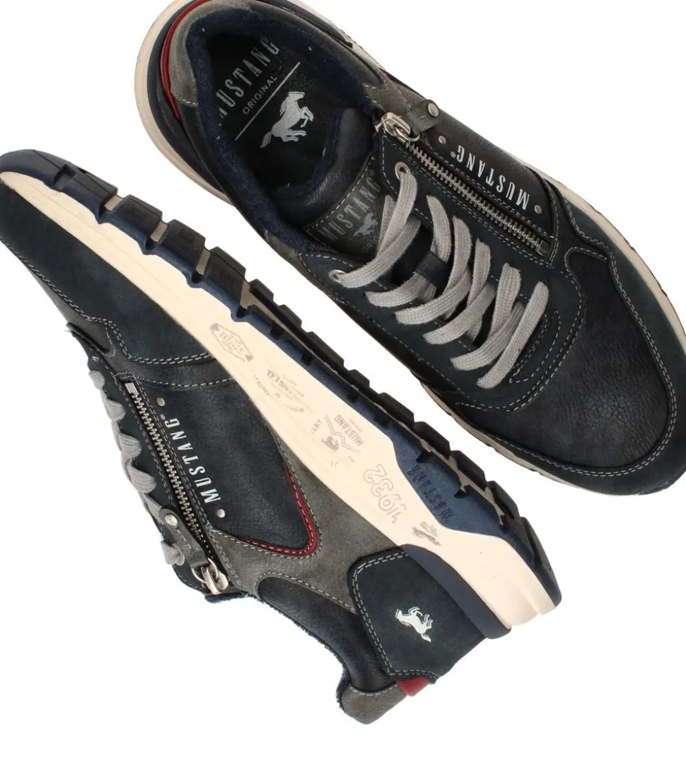 Mustang Sneakers Blauw Heren