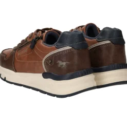 Mustang Sneakers Cognac Heren