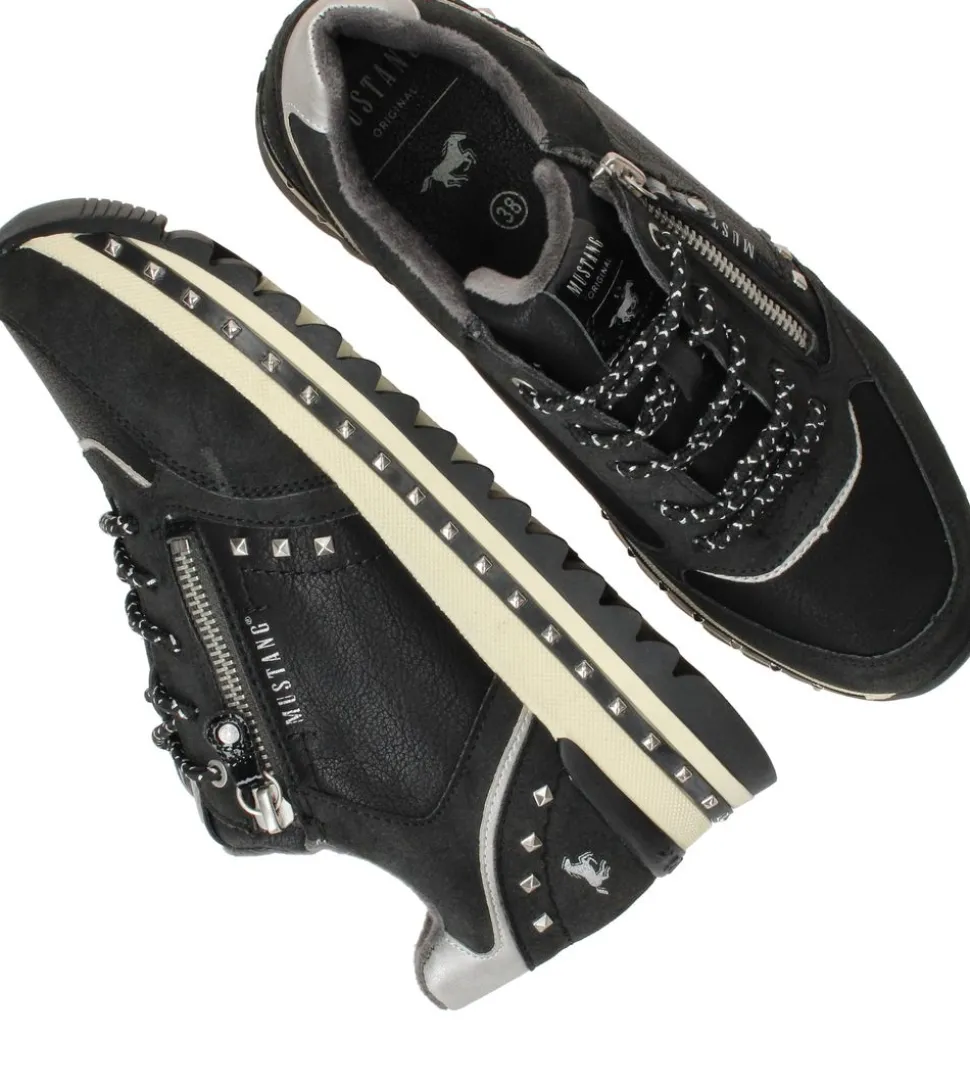 Mustang Sneakers Zwart Dames