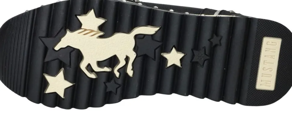 Mustang Sneakers Zwart Dames