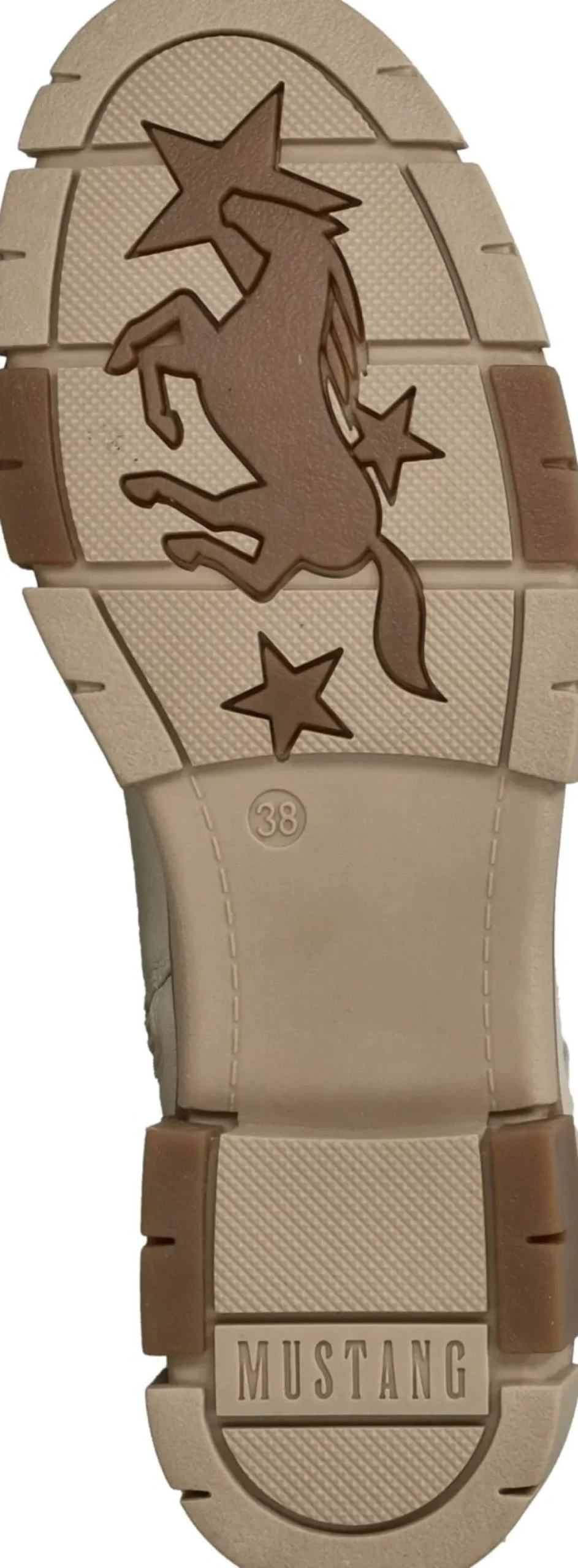 Mustang Veterboots Beige Dames