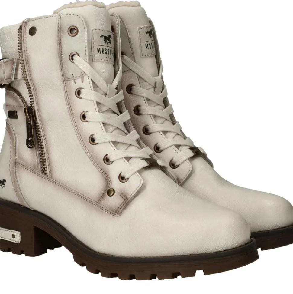 Mustang Veterboots Beige Dames