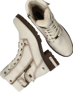 Mustang Veterboots Beige Dames