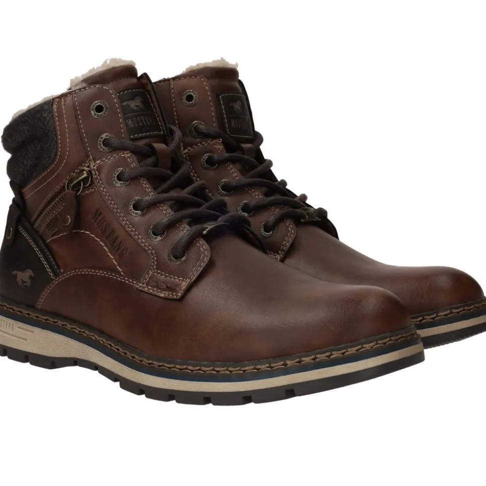 Mustang Veterboots Bruin Heren