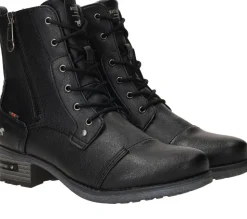 Mustang Veterboots Zwart Dames
