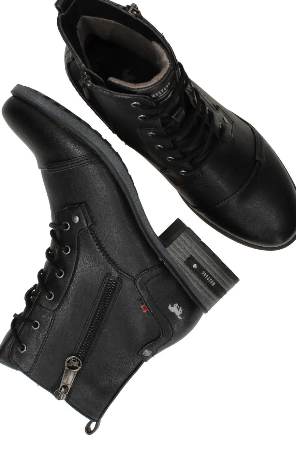 Mustang Veterboots Zwart Dames