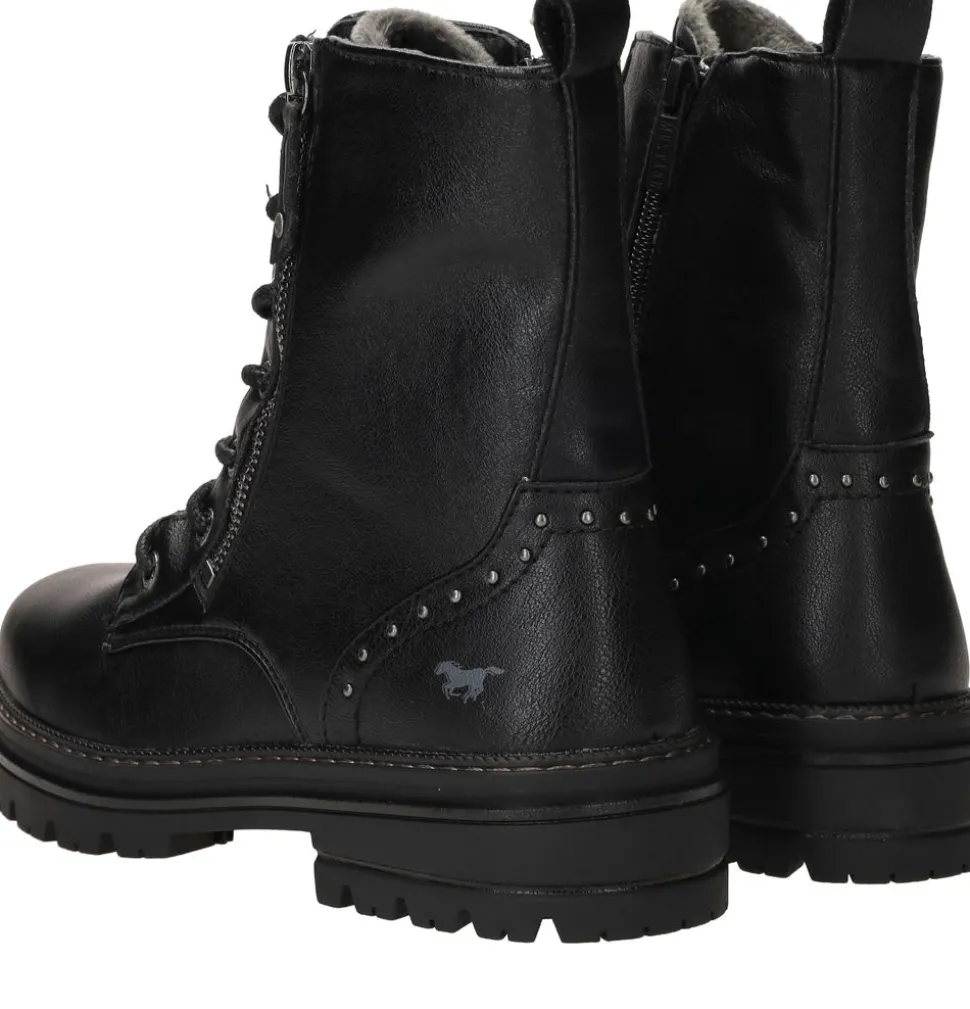 Mustang Veterboots Zwart Dames