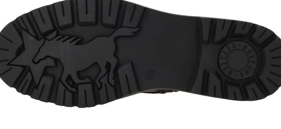 Mustang Veterboots Zwart Dames