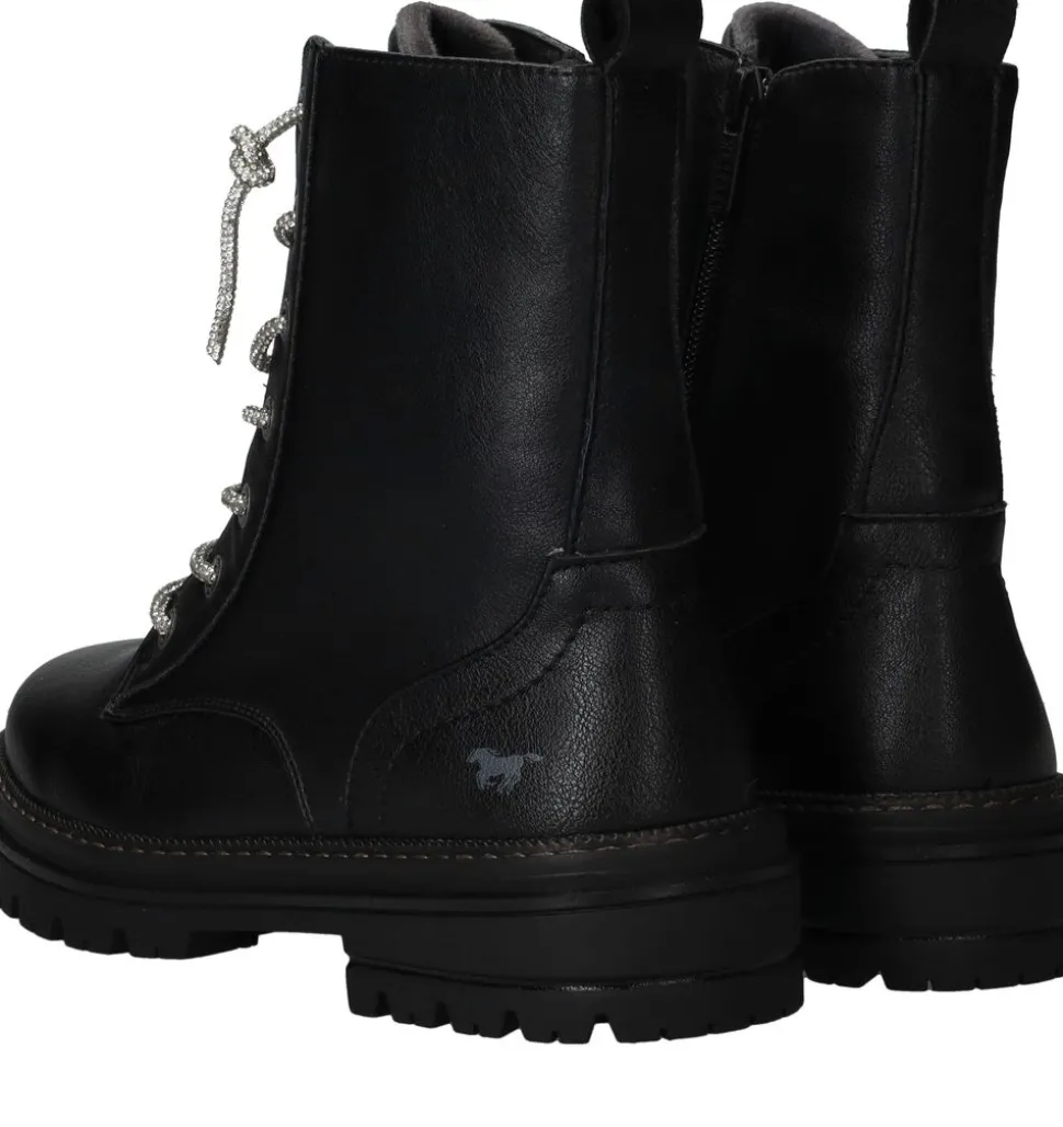 Mustang Veterboots Zwart Dames
