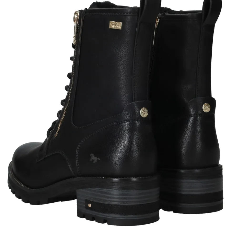 Mustang Veterboots Zwart Dames