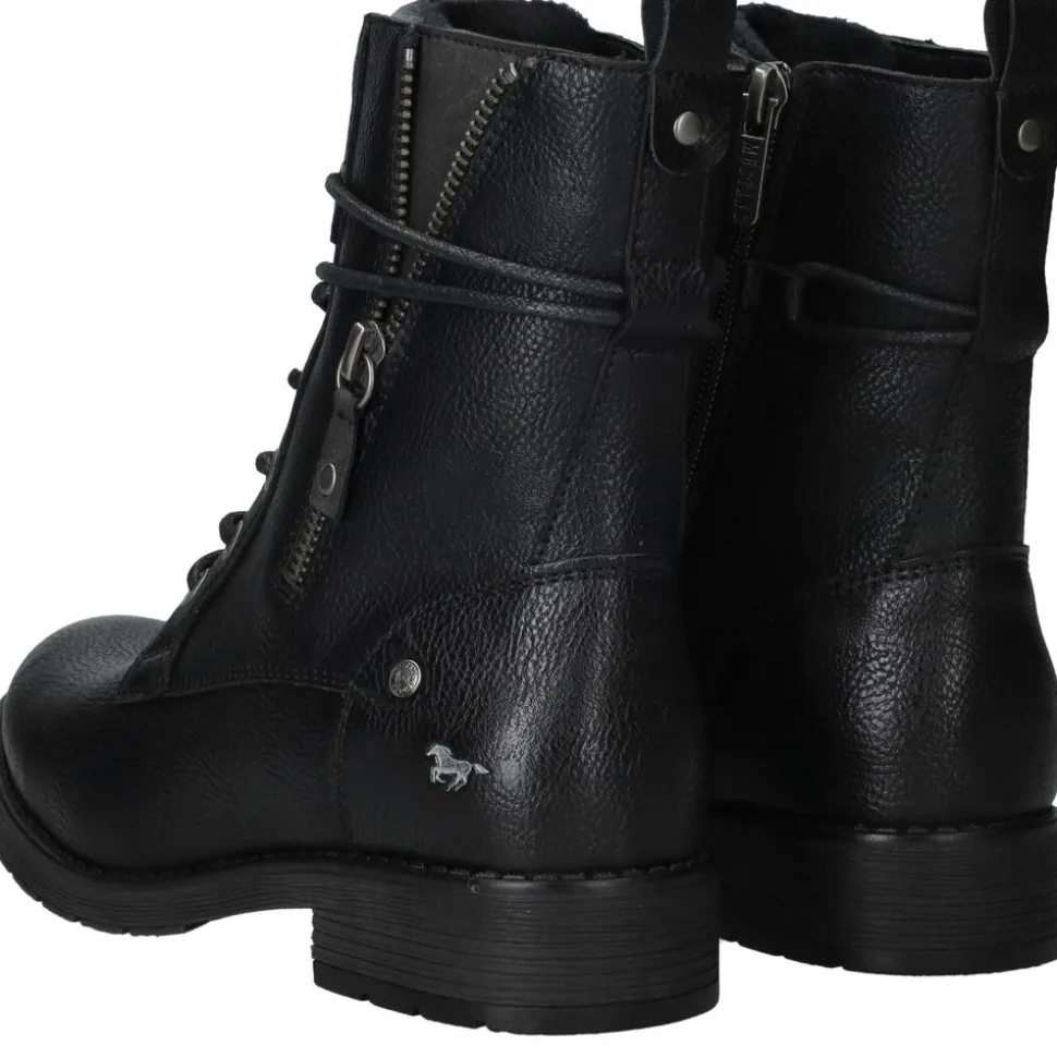 Mustang Veterboots Zwart Dames