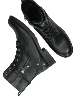 Mustang Veterboots Zwart Dames