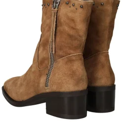 Piedi Nudi Enkellaarsjes Cognac Dames