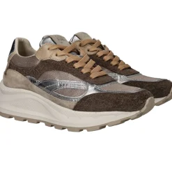 Piedi Nudi Sneakers Beige Dames