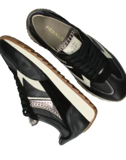 Piedi Nudi Sneakers Zwart Dames