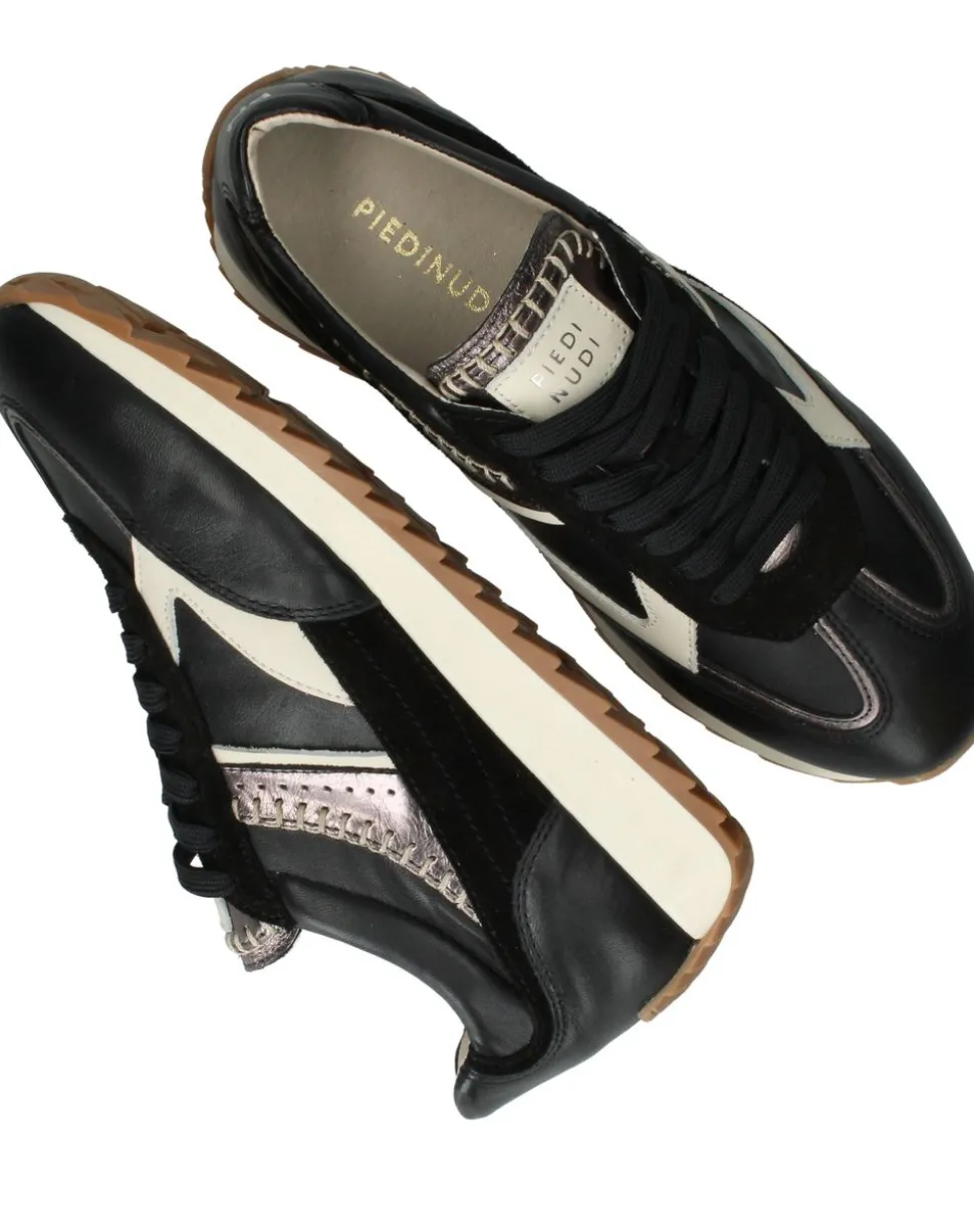 Piedi Nudi Sneakers Zwart Dames