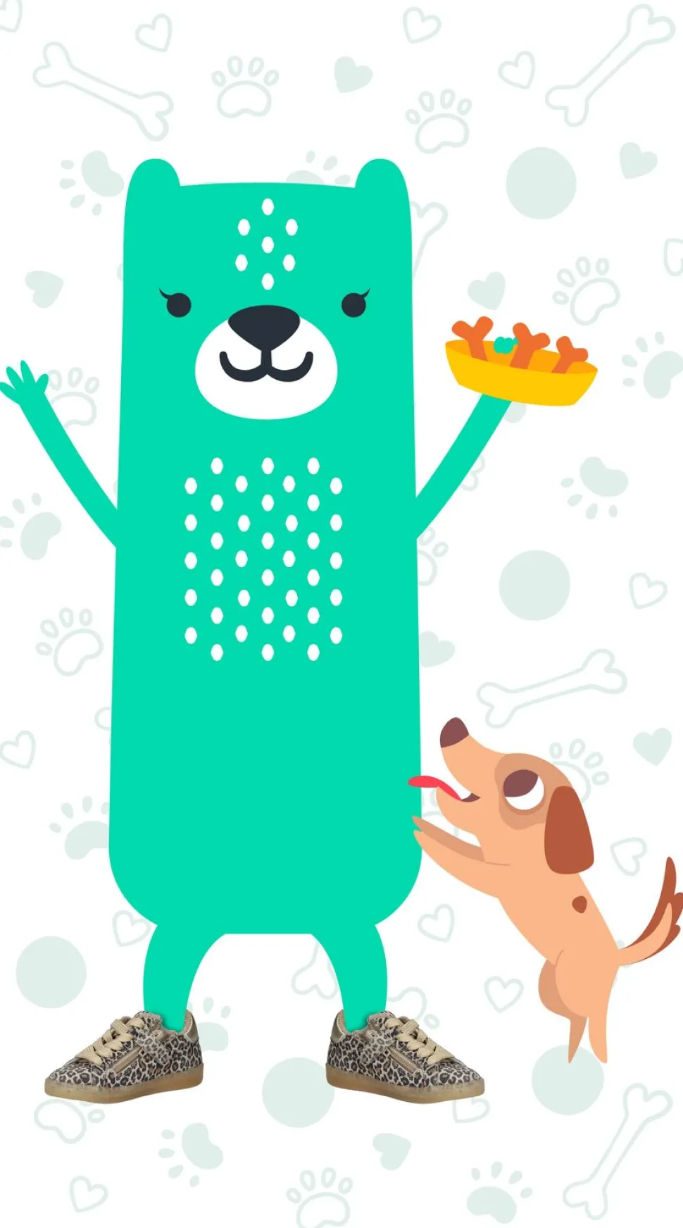 Pinocchio Sneakers Beige Meisjes