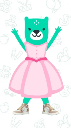 Pinocchio Sneakers Beige Meisjes