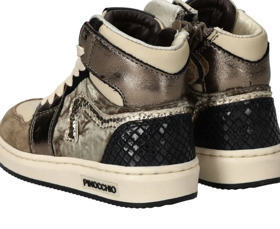 Pinocchio Sneakers Taupe Meisjes