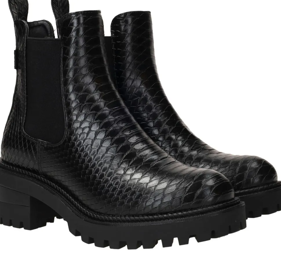 POSH by Poelman Chelseaboots Zwart Dames