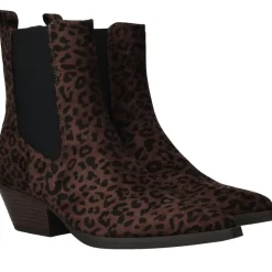 POSH by Poelman Enkellaarsjes Bruin Dames