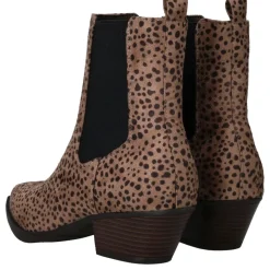 POSH by Poelman Enkellaarsjes Beige Dames