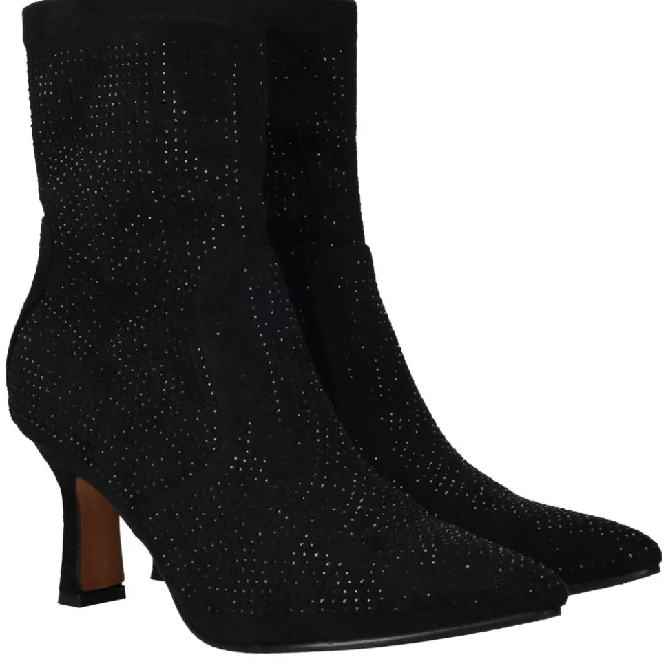 POSH by Poelman Enkellaarsjes Zwart Dames